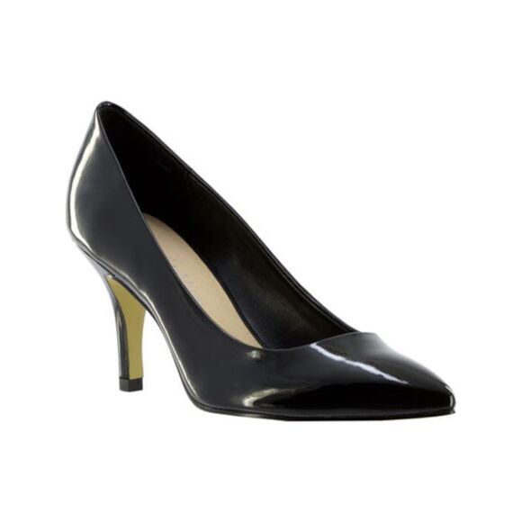 BELLA VITA Womens Black Padded Comfort Define Ii Pointed Toe Slip On Pumps 9 N - Picture 1 of 4